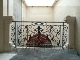 Custom Antique Wrought Iron Hand Railing