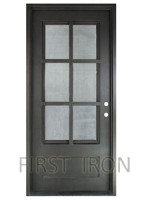 French Wrought Iron Single Door