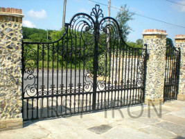 Antique Wrought Iron Main Gate