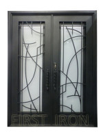 Custom Design Wrought Iron Door