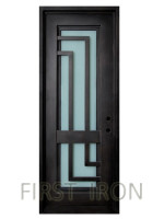 Modern Single Iron Door