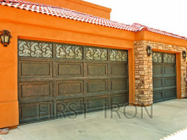 Electric Rolling Up Wrought Iron Garage Door