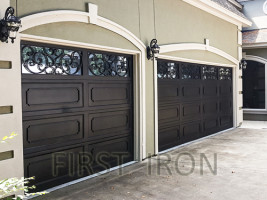 Rectangle Wrought Iron Garage Door