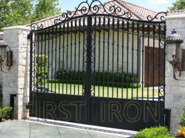 Hot Dip Galvanized Wrought Iron Gate