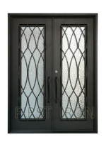 Custom Wrought Iron Entry Door