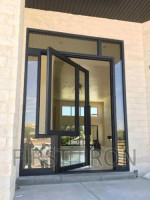 Oversizesd Steel Inspired Pivot Doors