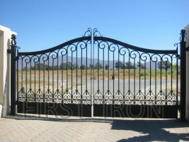 Wrought Iron Driveway Gate