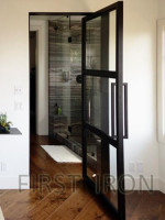 Interior Steel Pivot Door for Bathroom